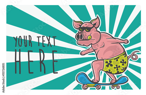 pig skater