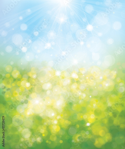 Vector blurred nature background.