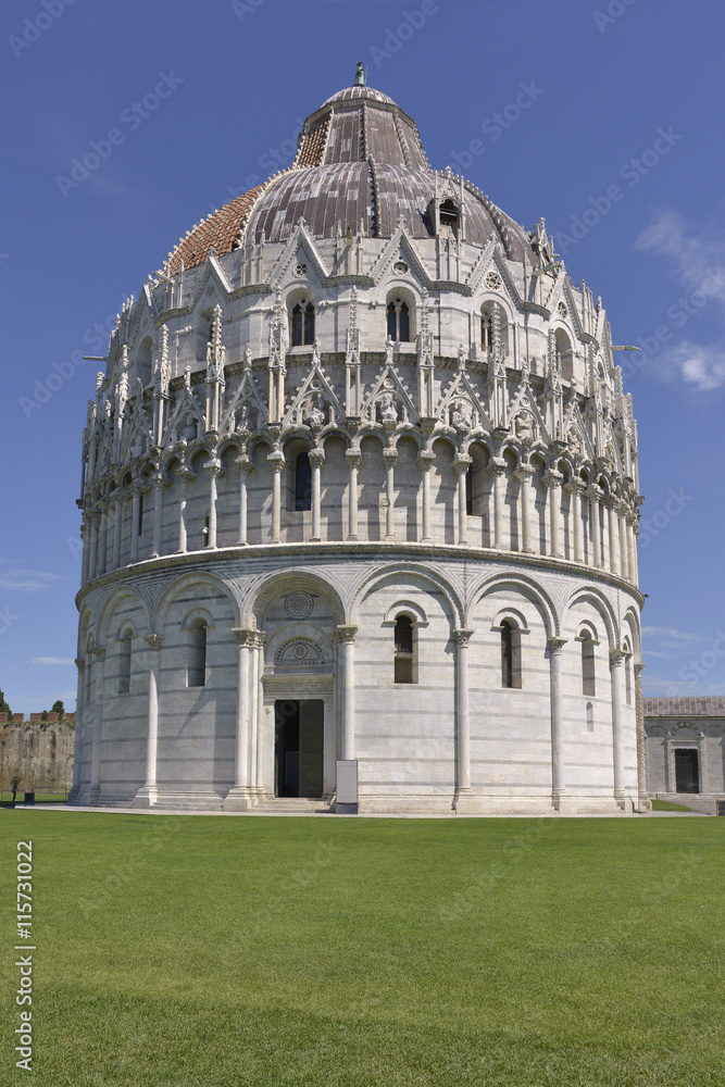 The Pisa Baptistry of St. John (Italian: Battistero di San Giovanni) is a Roman Catholic ecclesiastical building in Pisa, is a city in Tuscany, Central Italy,