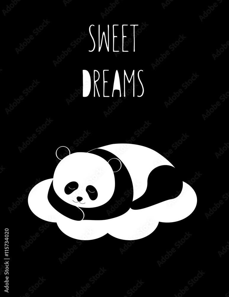 Fototapeta premium Sweet panda
