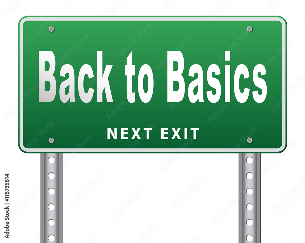 back to basics back to basics
