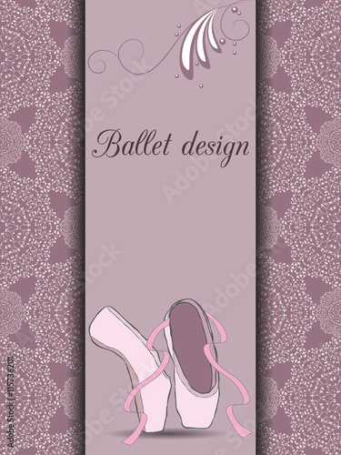 Ballet design card