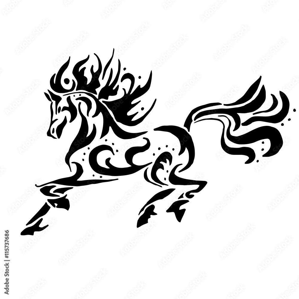 horse tattoo horse tattoo