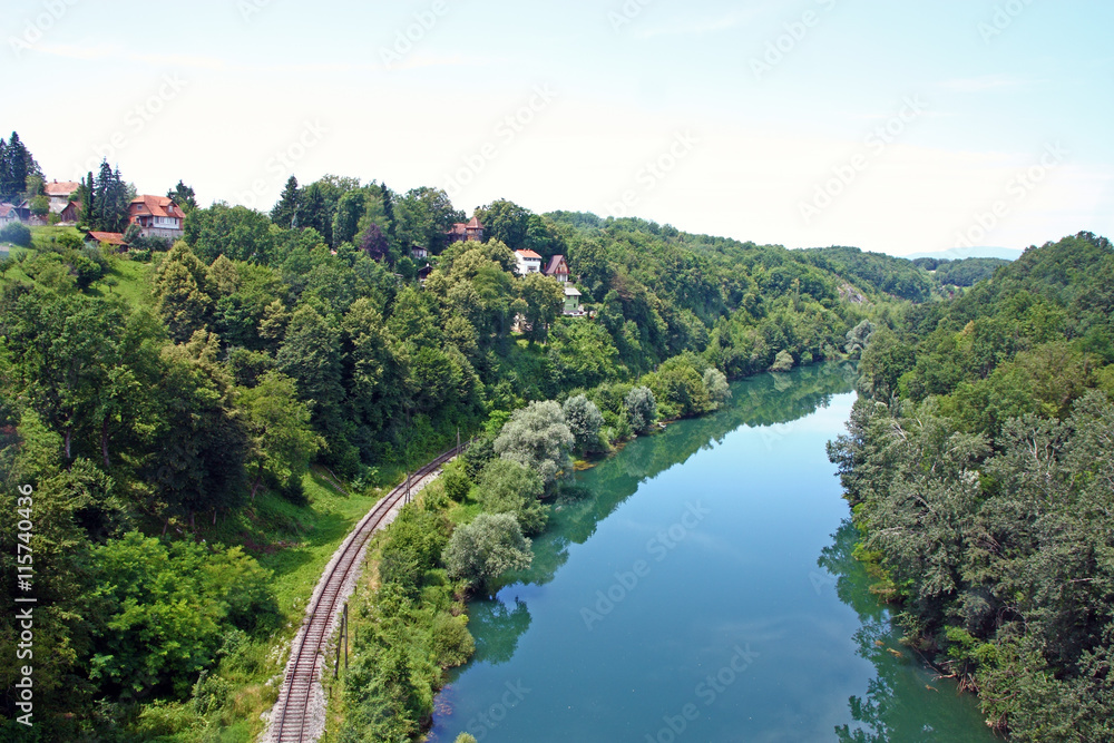 Obraz premium Kupa river