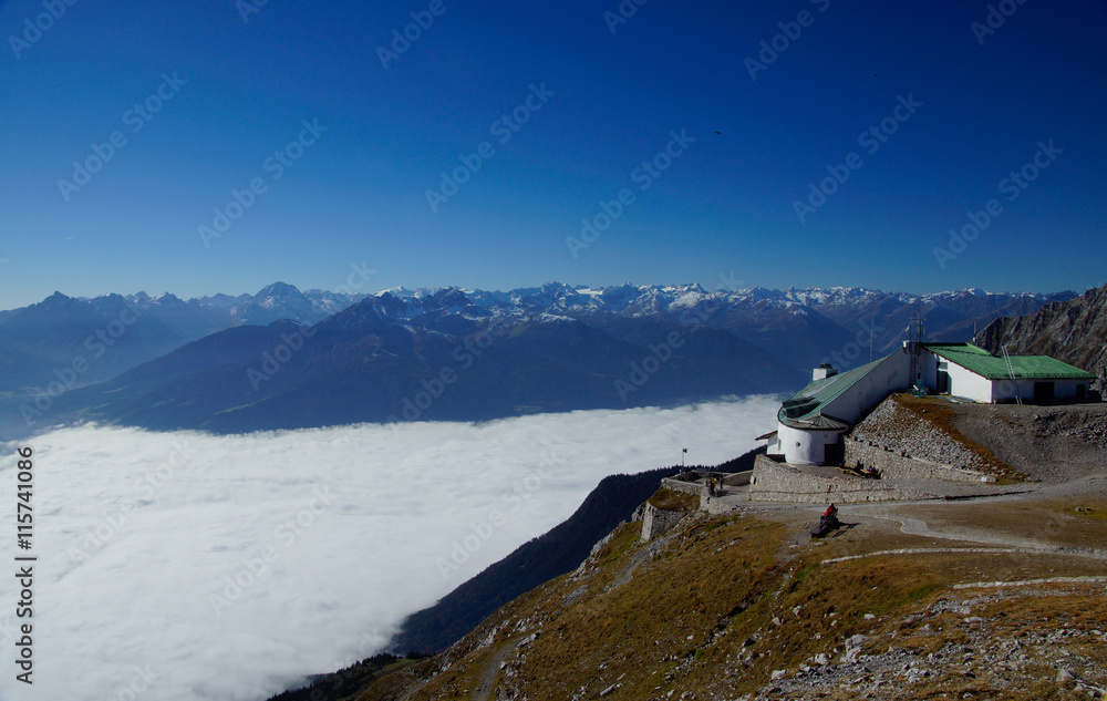 Über dem Nebelmeer am Hafelekar