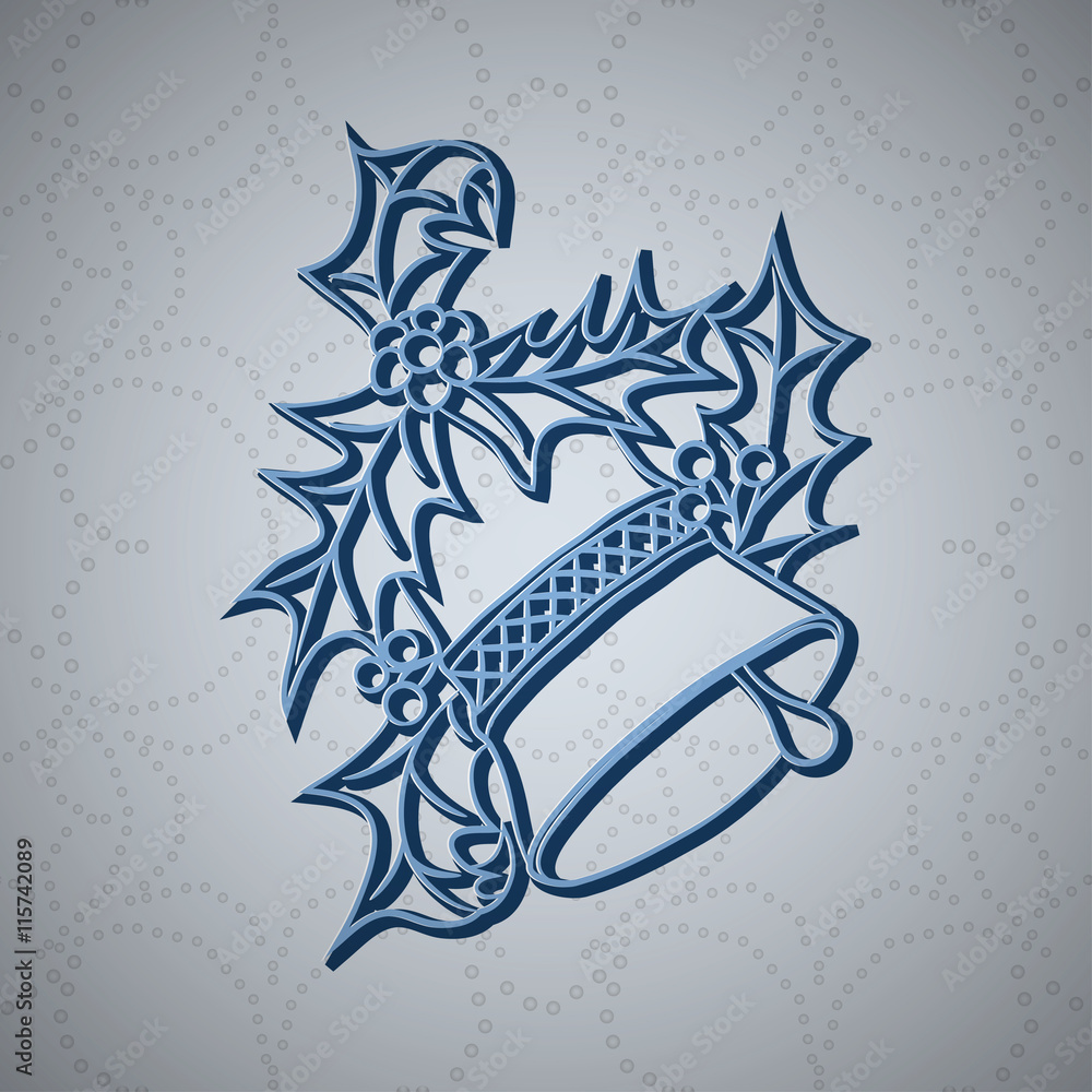 Obraz premium Christmas card