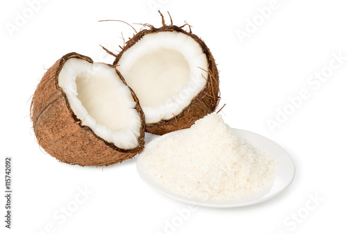 Two coconut half