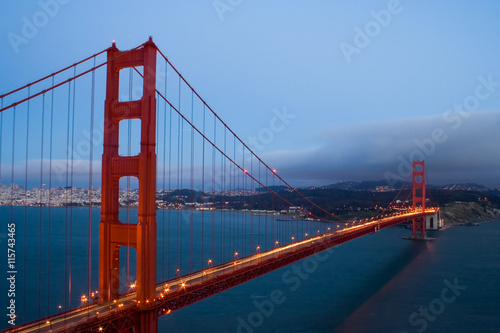 Fototapeta Naklejka Na Ścianę i Meble -  Golden Gate bridge and San Francisco