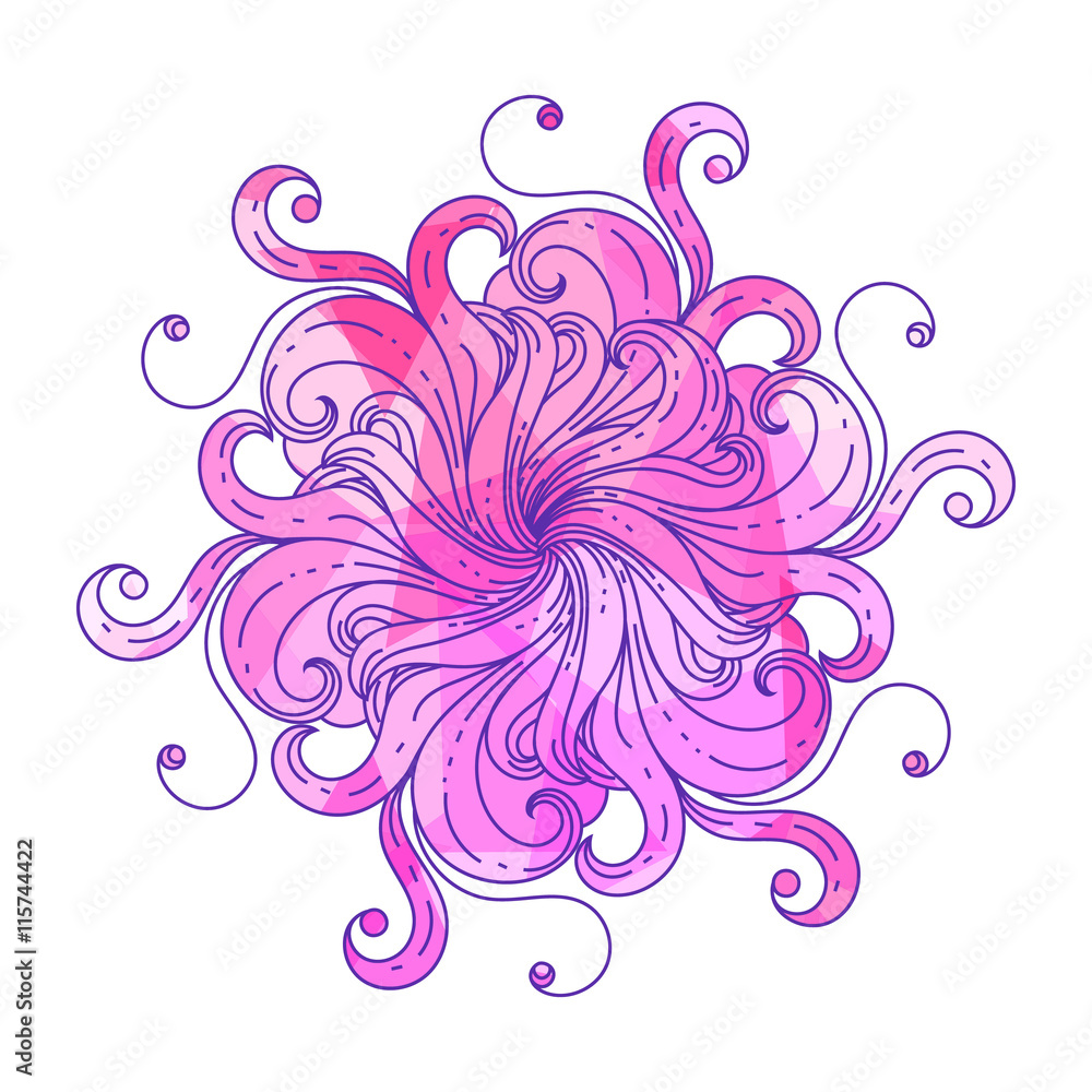 Fototapeta premium fantasy circular pattern