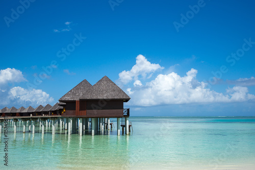 Fototapeta Naklejka Na Ścianę i Meble -  Perfect tropical island paradise beach Maldives
