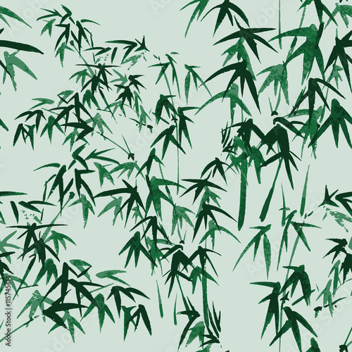 Fototapeta Naklejka Na Ścianę i Meble -  bamboo seamless pattern