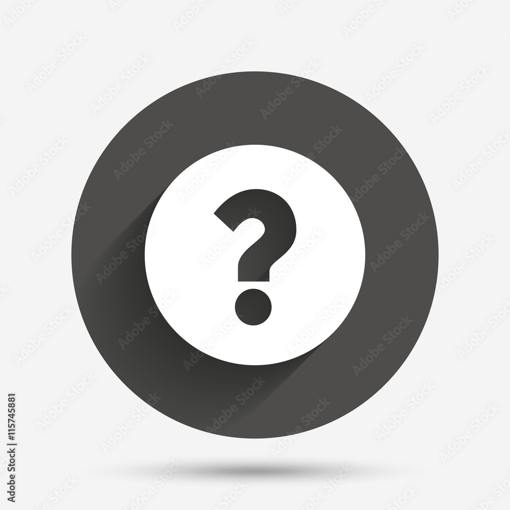 Question mark sign icon. Help symbol. Question mark sign icon. Help symbol.