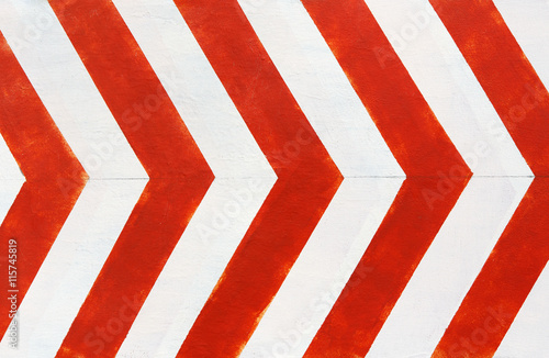 Wallpaper Mural Red and white stripes closeup background. Painted concrete wall Torontodigital.ca