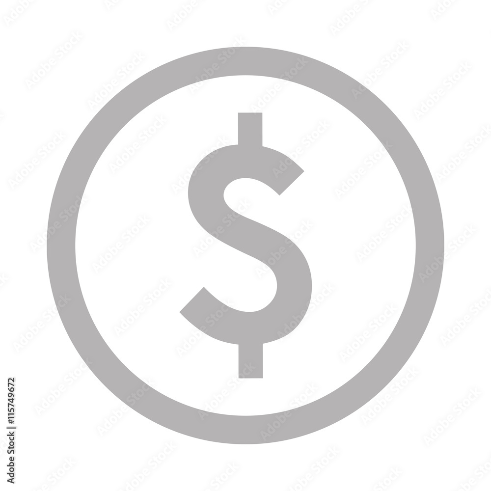 flat design dollar sign in circle icon vector illustration flat design dollar sign in circle icon vector illustration