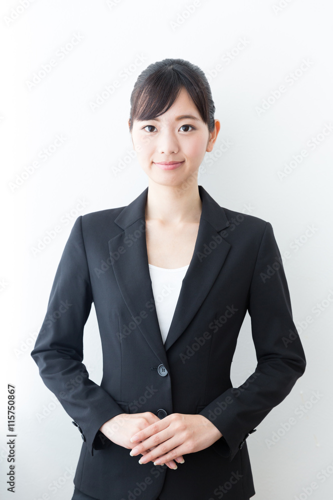 portrait of asian businesswoman isolated on white background portrait of asian businesswoman isolated on white background