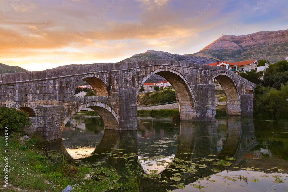 Fototapeta premium Old bridge in Trebinje - Bosnia and Herzegovina