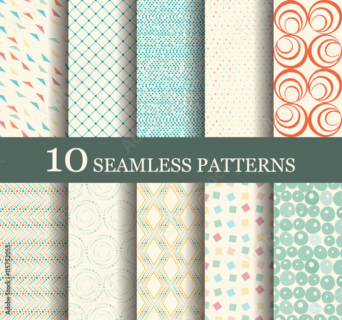 Seamless modern patterns