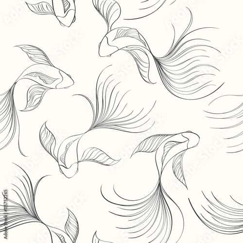 fish seamless pattern