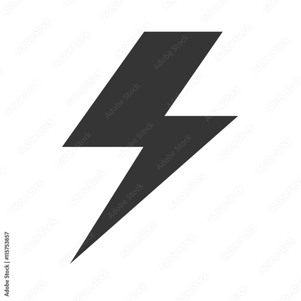 Ray simbolizing energy icon in black and white , vector illustration graphic design. Ray simbolizing energy icon in black and white , vector illustration graphic design.