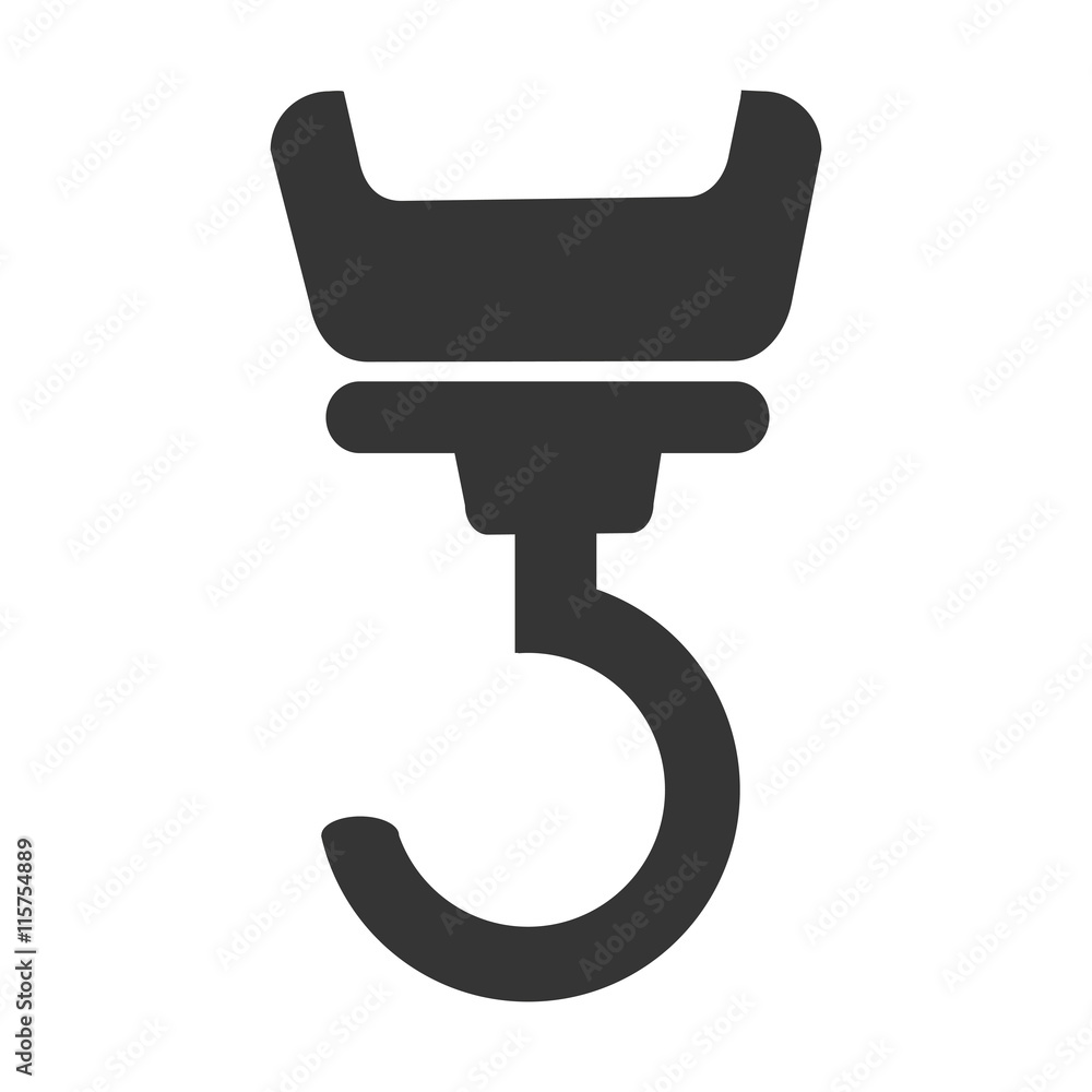 Under construction isolated flat icon in black and white colors, vector illustration graphic. Under construction isolated flat icon in black and white colors, vector illustration graphic.