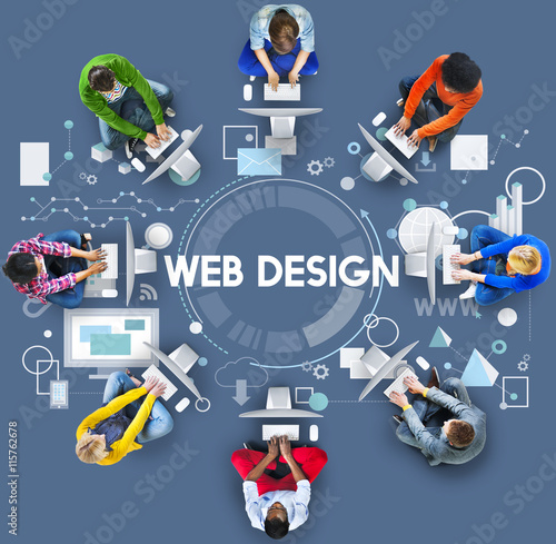 Wallpaper Mural Web Design Technology Browsing Programming Concept Torontodigital.ca