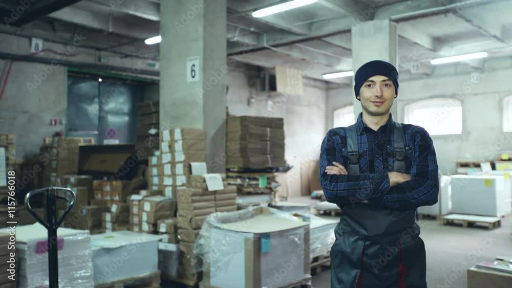 Printing house storage of goods in a warehouse Printing house storage of goods in a warehouse