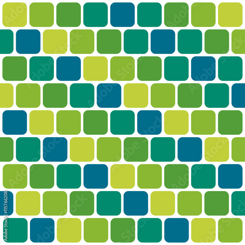 Square pattern background. Colorful mosaic background