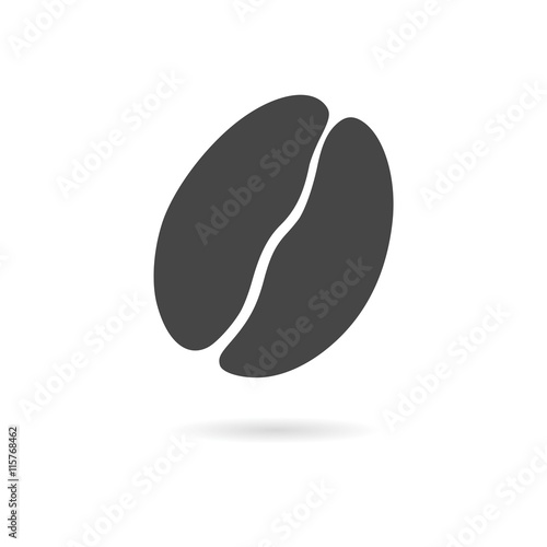 Coffee bean icon - Vector