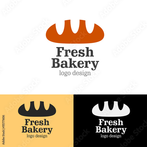 Logo design Fresh bakery, vector EPS10