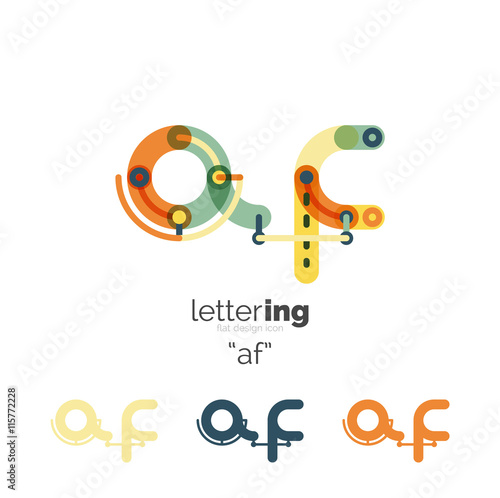 Letters logo icon