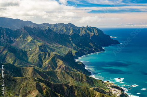Anaga mountains and Atlatic ocean coast, Tenerife