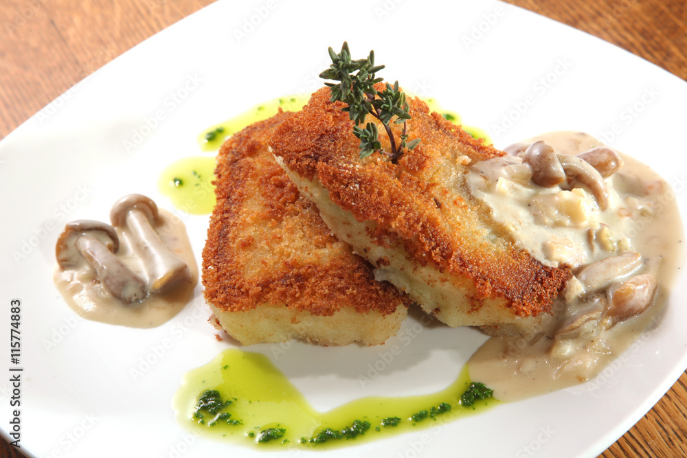 potato cutlets with mushroom sauce potato cutlets with mushroom sauce