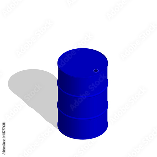 3d barrel.3d isometric styl...