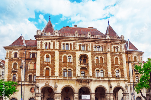 BUDAPEST, HUNGARY, - MAY 02, 2016: Dreschler Palace-gorgeous bui