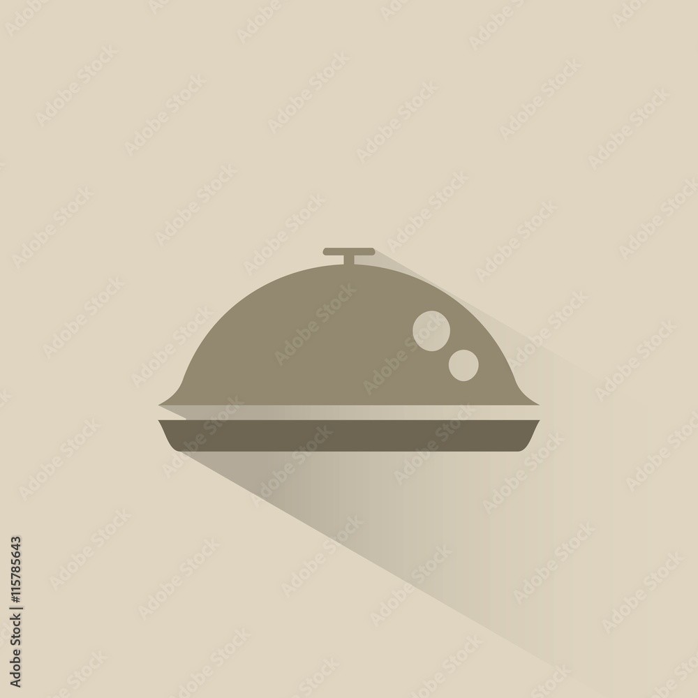 Icono de una bandeja de comida Icono de una bandeja de comida