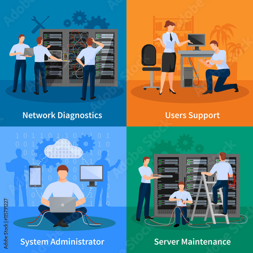  IT Administrator 2x2 Design Concept