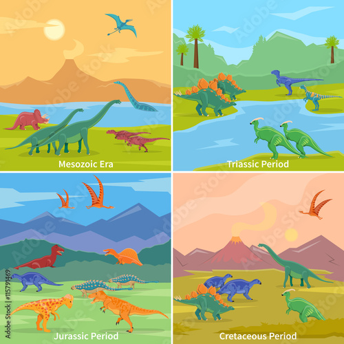 Dinosaurs 2x2 Design Concept