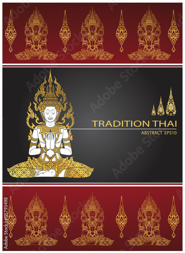 cover tradition thai Buddha Jewelry Set