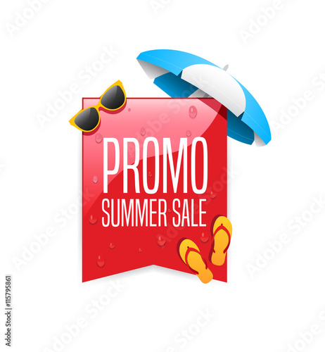 Promo Summer Sale Label
