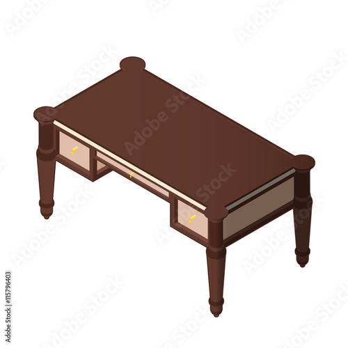 Luxury wooden desk