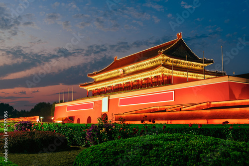 Fotografía Tienanmen, Gate of Heavenly Peace, Beijing, China