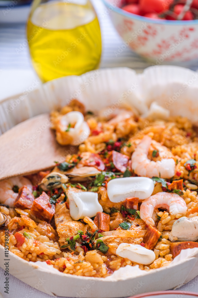 mediterranean paella
