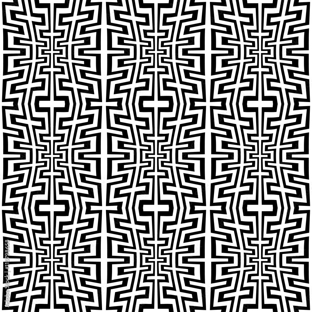 Vector modern abstract geometry trippy pattern. black and white seamless geometric background . subtle pillow and bed sheet design. creative art deco. hipster fashion print Vector modern abstract geometry trippy pattern. black and white seamless geometric background . subtle pillow and bed sheet design. creative art deco. hipster fashion print