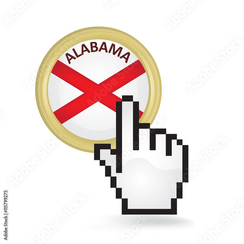 Alabama Button Click