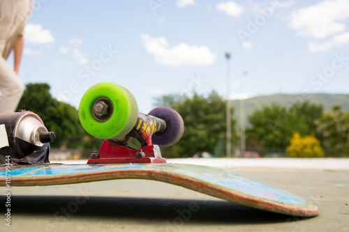 Skate Skateboard at Skate Park photo