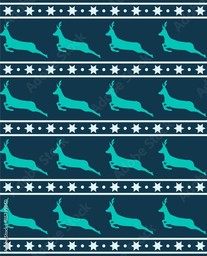 узор с оленями