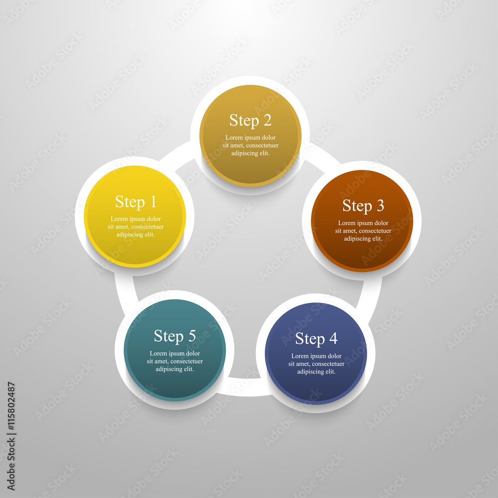 Vector infographic template Vector infographic template