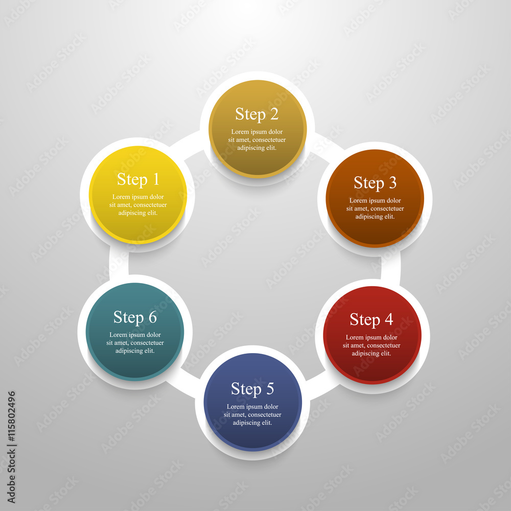 Vector infographic template Vector infographic template