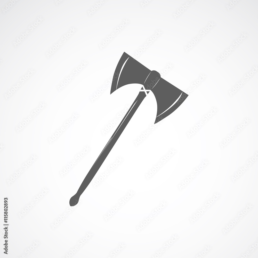 Axe with two sharp blades Axe with two sharp blades