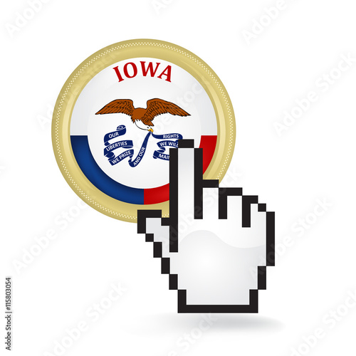 Iowa Button Click